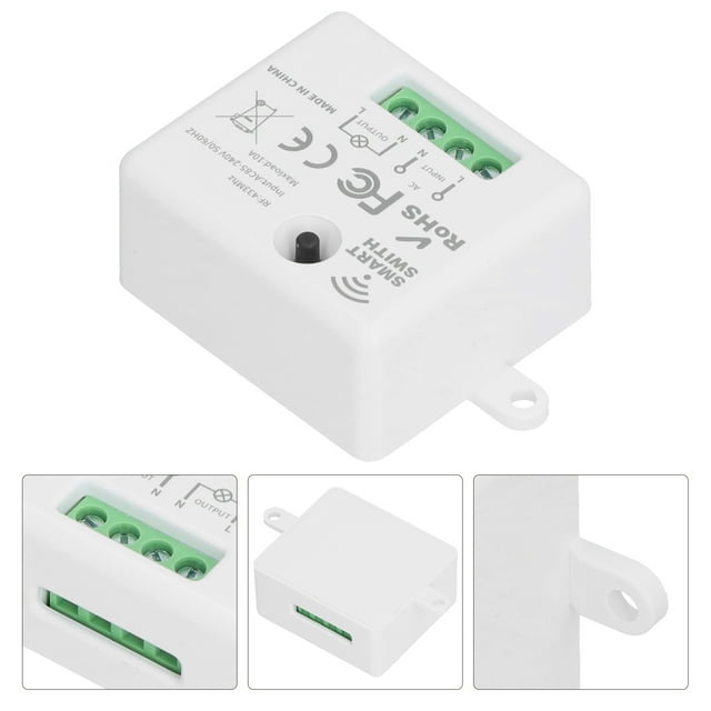 Compact Switch Module,433MHz 10A Mini Switch Switch Module Light Switch Board Enhanced Durability