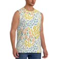 thumbnail image 2 of Bingfone Boho Pattern Men's Tank Tops Workout Sleeveless Tee Shirts Running Beach Tanks for Men-3X-Large, 2 of 7