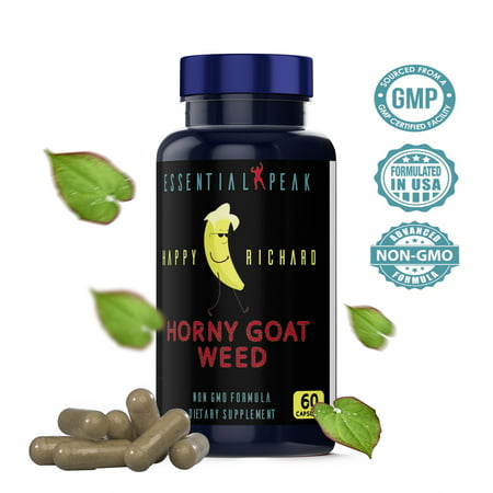 Doctor's Recommend, 100% Pure, Non GMO, FDA Approved Manufactured Facility, Horny Goat Weed, Libido Enhancing for Men & Women, Endurance & Stamina Booster, Increases Sex Drive. Fast (Best Thing To Increase Libido)