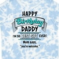thumbnail image 4 of Inktastic Happy Birthday, Daddy Best Ever in Blue Boys or Girls Toddler T-Shirt, 4 of 5