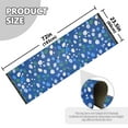 thumbnail image 5 of Yayeee Runner Rug for Bedroom 2'x6' Machine Washable Hallway Non Slip Mat, Green Dots, 5 of 8