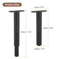 thumbnail image 2 of Uxcell 2 Set 17.72 inch Total Height Adjustable Metal Bed Frame Center Support Legs, 2 of 7