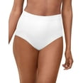 thumbnail image 1 of Bali Womens Comfort Revolution Firm Control Brief 2-Pack, XL, White/White, 1 of 1