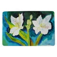 thumbnail image 1 of Betsydrake DM1139 Tapis de Porte en Lys Blanc 18 x 26 Po - Petit, 1 of 1