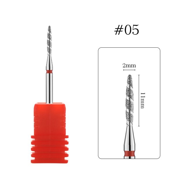 Brocas De Uñas Giratorias Eléctricas Cortadoras De Manicura Cabeza De Molienda De Cutículas Removedor De Pedicura Herramientas Para De Gel Acrílico
