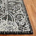 thumbnail image 3 of SAFAVIEH Ebony Adair Floral Area Rug, Black/Ivory, 6' x 9', 3 of 8