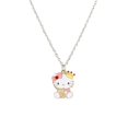 thumbnail image 5 of Collar de Hello Kitty de Sanrio con dibujos animados para mujer, collar con forma de gato KT para novias y estudiantes, cadena de clavícula para niña, 5 of 5