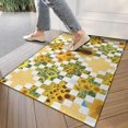 thumbnail image 4 of Sunflower Checkered Pattern Door Rugs,Washable Non Slip Door Mats Indoor,Decorative Door Mats,Entry Mat Indoor for Entrance,Bedroom,Kitchen,Bathroom,17"x30", 4 of 6