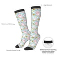 thumbnail image 6 of Fotbe Love You Rabbit print Women's Men's Novelty Crew Socks Cotton Socks Knee High Socks for Walking,Running,Nurses,Pregnancy, 6 of 8