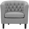 thumbnail image 4 of Modway Prospect Upholstered Fabric Armchair in Light Gray, 4 of 5