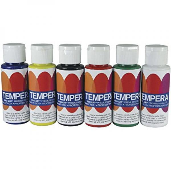 Pro Art Liquid Tempera Paint 2oz 6pc