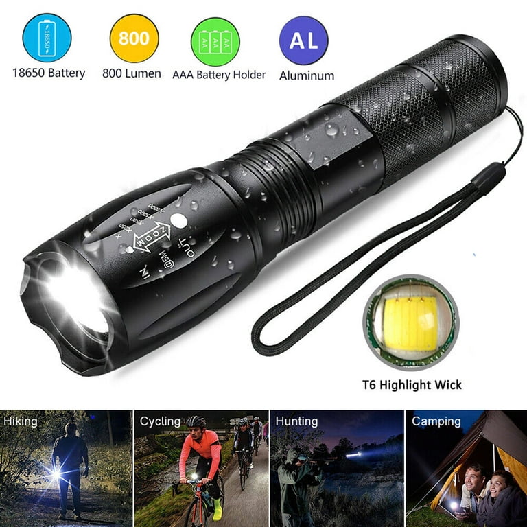 1000 Lumen - Adjustable Beam Flashlight - Survival Pro Shop