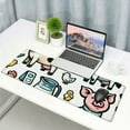 thumbnail image 6 of nygtbtfer Cartoon Farm Animals Horse Large Mouse Pad Gaming Mouse Pad Extended Computer Keyboard Desk Pad Non-Slip Desk Mats for Work Game Home Office,, 6 of 6
