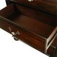 thumbnail image 5 of Home Square Set of 4 Solid Wood Chest, Dresser and 2 Nightstands in Dark Walnut, 5 of 22