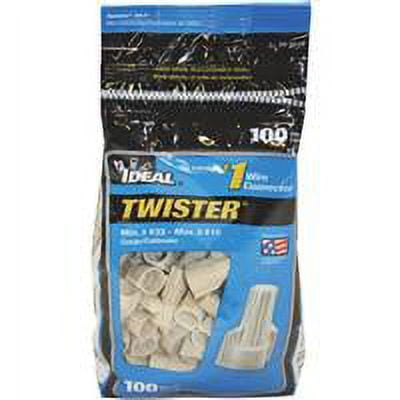 IDEAL Twister 100-Pack Tan Wire Connectors IDEAL Twister 100-Pack Tan Wire Connectors