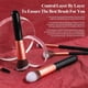 thumbnail image 5 of Juego de brochas de maquillaje para sombras de ojos, correctores y bases, 16 Uds., con bolsa, 5 of 6