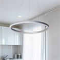 thumbnail image 5 of Pemberly Row 24" Adjustable ETL Certified Integrated LED Chandelier in Silver, 5 of 10