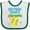 White and Green, variant on Inktastic Future Softball Player in Training Girls Baby Bib