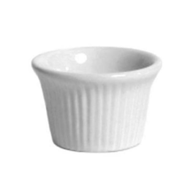 Tuxton China BWX-0152 2.38 in. Ramekin Fluted 1.5 oz. - White - 4 Dozen