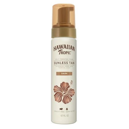 Hawaiian Tropic Sunless Tan Dark Self-Tanning Foam, 6.7oz