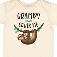 thumbnail image 4 of Inktastic Gramps Loves Me Cute Sloth and Baby Boys or Girls Baby Bodysuit, 4 of 5