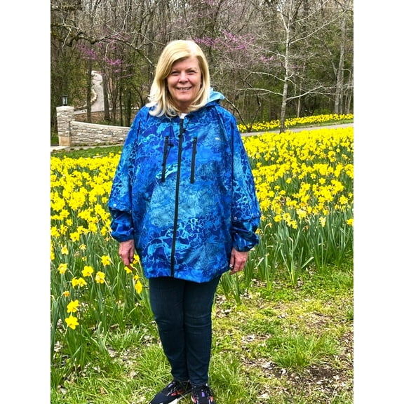 Brella Realtree WAV3 Blue 20K Waterproof Rain Jacket Unisex