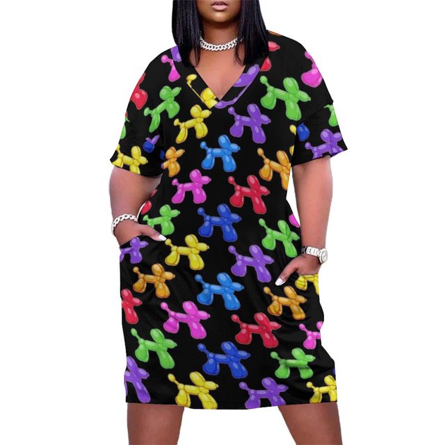 Globos para perros ¡En abundancia! Vestido holgado con bolsillos ropa de graduación Vestidos de Noche de boda elegantes