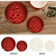 thumbnail image 4 of Christmas 2 Pack Pot Holders Trivets, Heat Resistant Hot Pads for Kitchen Table Decoration Trivets for Hot Dishes/Pot/Bowl/Teapot/Kitchen Hot Pads Trivets, 7" + 9.45", 4 of 7