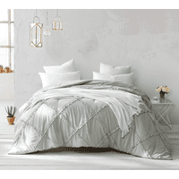 Silver Birch Gathered Ruffles - Handcrafted Series - Oversized Comforter