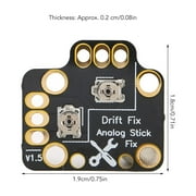 10pcs Gamepad Joystick Drift Repair Board Universal 3D Analog Fix Mod for Game Controllers Black