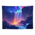 thumbnail image 5 of BCIIG  Galaxy Tapestry for Bedroom, Glow int the Dark Space Mountain Waterfall Wall Tapestry, Reactive Fantasy Wave Tapestries Aesthetic for Living Gamer Room Dorm Office  60x50inch, 5 of 6