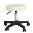 thumbnail image 6 of ZENY Backless Salon Bar Stools Rolling Chairs PU Leather 250lb Capacity, White, 6 of 7