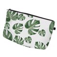 thumbnail image 2 of Makeup Bag Fashion Digital Print Leaf Pattern Cosmetic Pouch Toiletry Bag, 2 of 6