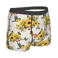 thumbnail image 2 of KLL Bird Sunflowers Men's Cotton Boxer Briefs Underwear-X-Large, 2 of 8