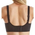 thumbnail image 4 of Women's Elila 2401 Embroidered Microfiber Underwire Bra (Black/Silver 40K), 4 of 4