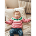 thumbnail image 6 of Loicainy Toddler Baby Irish Knit Sweater 6 9 12 18 24 Months 2T 3T 4T 5T Shamrock Embroidery Crew Neck Long Sleeve Tops, 6 of 10