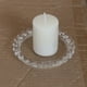 thumbnail image 3 of 2 bandejas redondas de vidrio para velas, elegantes candelabros con base para velas perfumadas, 3 of 7