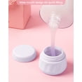thumbnail image 4 of Mrsdry Travel Containers for Toiletries, TSA Approved Travel Size Toiletries 4 Pack, Refillable Containers, With Clear Bag, Leak Proof Silicone Jars, Essentials Creams Jars Carrying Small Items, 4 of 16