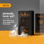 SheaMoisture Bar Soap Soothe And Clarify Skin African Black Soap Soothing And Clarifying Bar Soap With 24h Shea Moisture Nutrients For Healthy, Glowing Skin. ,8 oz