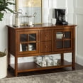 thumbnail image 1 of Manor Park Rustic Farmhouse Buffet and Storage Cabinet - Multiple Finishes, 1 of 9