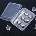thumbnail image 2 of Heart Shaped Whiskey Stones Ice Cube, Stainless Steel Reusable Ice Cube with Trays, Beverage Chilling Stones for Drinks Whiskey Juice 6pcs, 2 of 5