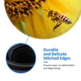 thumbnail image 5 of Disketp Honey Bee Pollinating Sunflower Small Mouse Pad 7.9x7.9 Inches,Washable Round Mousepad For Office Laptop Computer,Non-Slip Rubber Base Mouse Pads For Wireless Mouse, 5 of 9