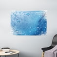 thumbnail image 1 of Grunge Tapestry, Realistic Water Drops Bubbles on Worn Scratched Looking Backdrop Freshness Purity, Wall Hanging for Bedroom Living Room Dorm Decor, 60W X 40L Inches, Blue White, by Ambesonne, 1 of 2