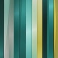 thumbnail image 3 of Designart "Harmonious Green And Yellow Stripes" Striped Blackout Modern Curtain, Striped, Abstract, 3 of 4