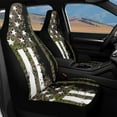 thumbnail image 4 of Binienty American Flag Front Auto Seat Covers Comfortable Decorative Vehicle Seat Covers Compatible with SUV Truck Van Sedans, 4 of 8