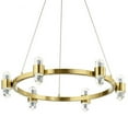 thumbnail image 2 of Kichler Elan Arabella 26 1/2" Wide Gold 12-Light LED Crystal Pendant, 2 of 4