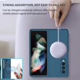 thumbnail image 2 of Magnetic Phone Case for Samsung Galaxy Z Fold3 5G Compatible with Magsafe, Military-Grade Shockproof Case with Built-in Magnet Circle for Samsung Galaxy Z Fold 3, MS Navy Blue, 2 of 16