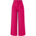thumbnail image 4 of Commuting Work Wide Leg Pant for Women with Pocket Versatile Solid Color High Waist Pants Casual Loose Straight Leg Pants, 4 of 6