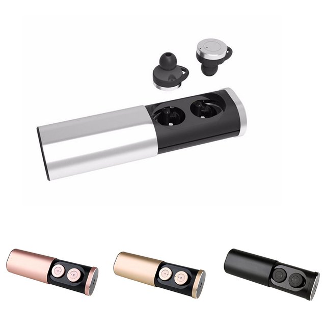 Twowood auricular Auriculares inalámbricos auriculares estéreo bilaterales auriculares compatibles con Bluetooth auriculares auriculares