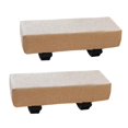thumbnail image 1 of veasfak 2 Pieces Sponge Armrest Cushion Chair Arm Rest for Desk Chair Computer Chair Beige, 1 of 9
